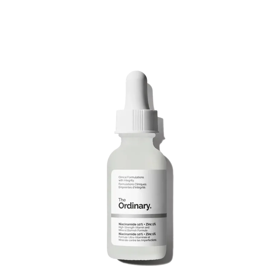 NIACINAMIDA 30 ML MODUM CHILE SKINCARE SHOP ENVIOS COMPRA ONLINE 2 Suero facial The Ordinary con Niacinamida 10% y Zinc 1% para controlar el exceso de sebo y reducir imperfecciones – frasco de 30 ml sobre fondo blanco