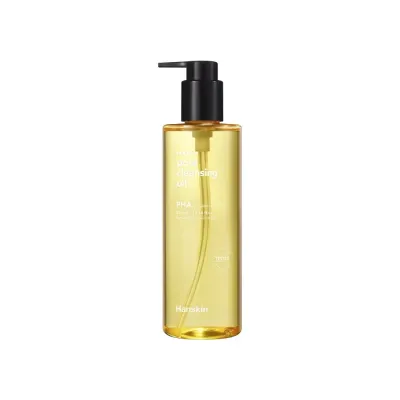 alt="Hanskin Pore Cleansing Oil PHA – Aceite limpiador facial coreano con ácidos PHA para poros obstruidos, piel grasa y exfoliación suave | Disponible en Modum Chile"