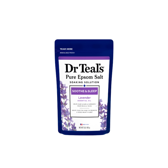 Sal Pura de Epsom con Lavanda