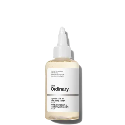 The Ordinary Glycolic Acid 7% Tónico Exfoliante 100 ml para renovar la piel, disponible en MODUM Skincare Chile