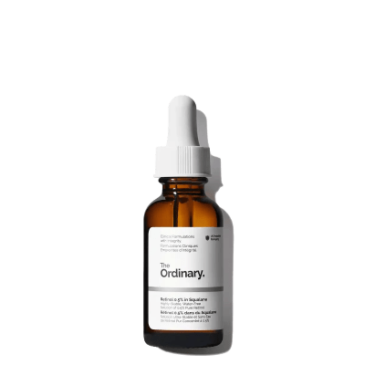 The Ordinary Retinol 0.5% in Squalane – Sérum antiedad con retinol puro de fuerza moderada, mejora arrugas y textura de la piel en Modum Chile