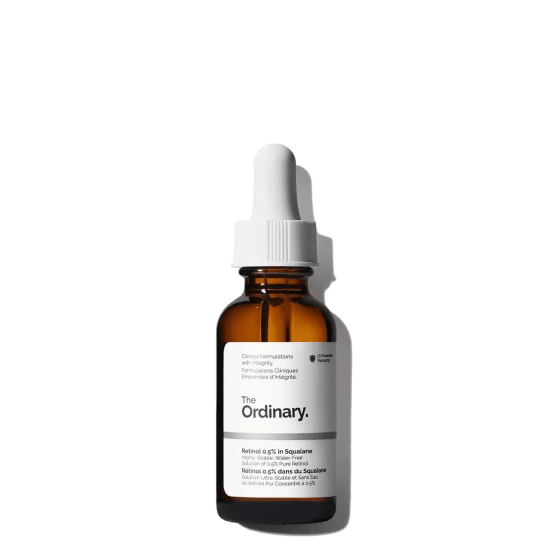 The Ordinary Retinol 0.5% in Squalane – Sérum antiedad con retinol puro de fuerza moderada, mejora arrugas y textura de la piel en Modum Chile