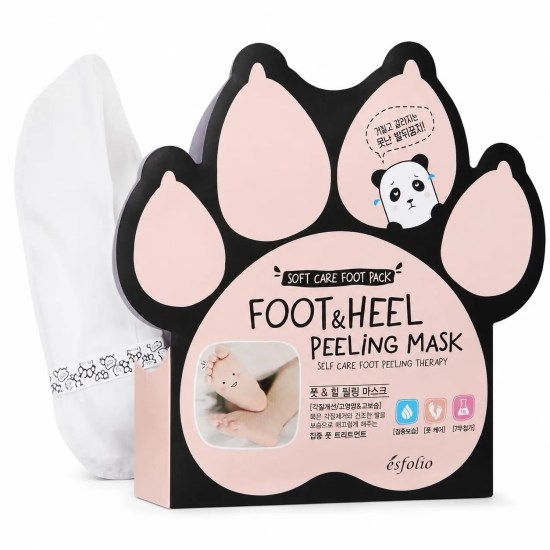 Mascarilla exfoliante para pies y talones
