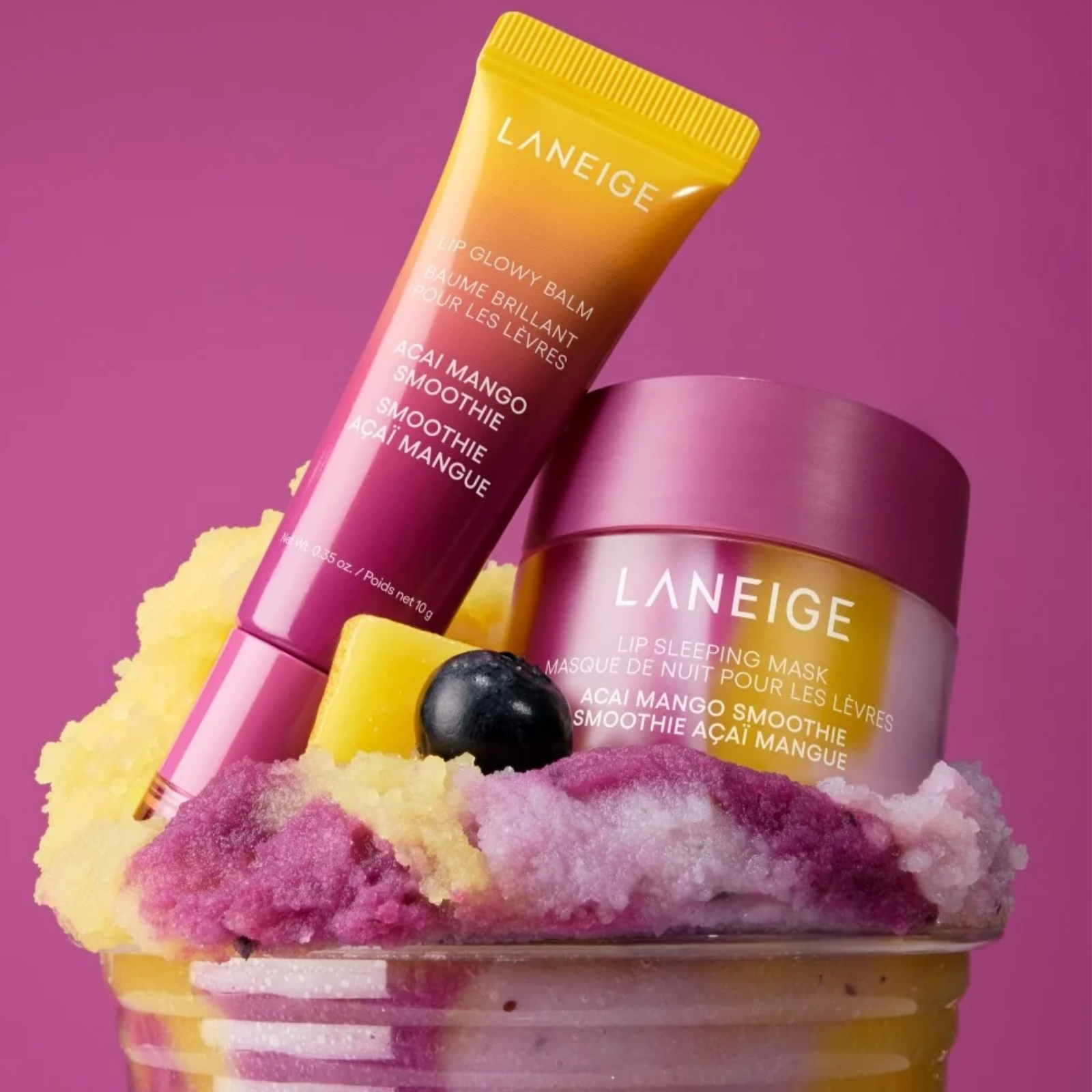 Lip Sleeping Mask Acai Mango 6 Lip Sleeping Mask Acai Mango - Imagen 6